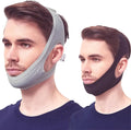 2 Pack Black Grey Adjustable Mesh Chin Strap B482740