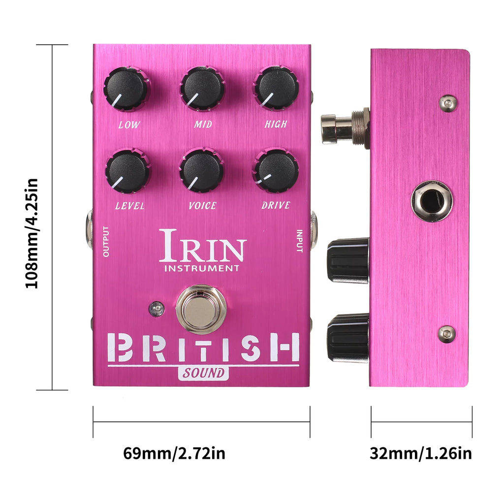 Guitar Effect Pedal Speaker Simulator Purple R7563