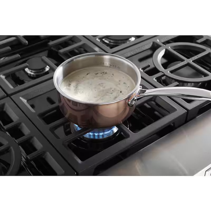 Gas Commercial Cooktop with 6-Burners in Stainless Steel H81695