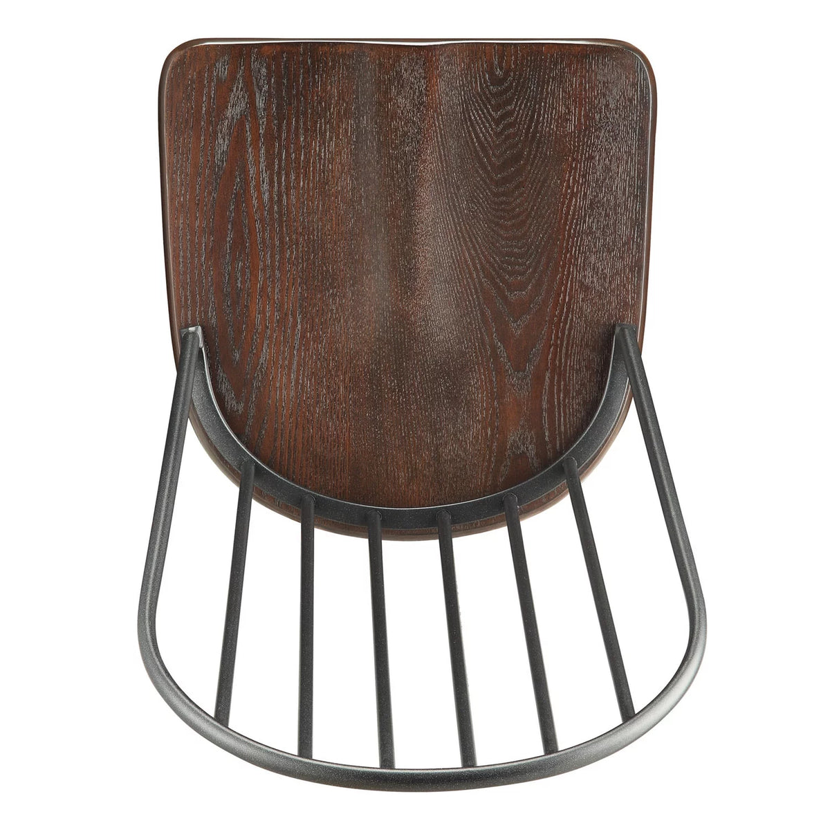 Two-Tone Windsor Chairs, Set of 4, Black and Oak Q776