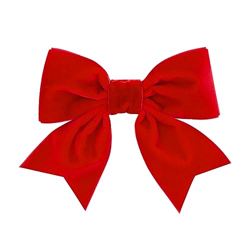 Black Velvet Hair Clip with Bowtie U67554