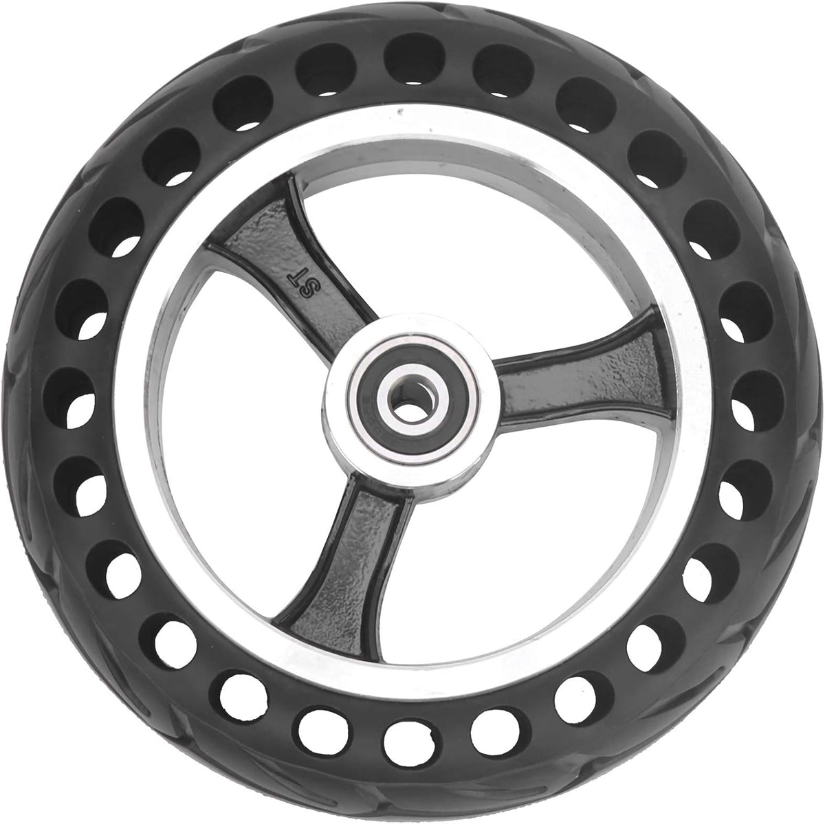 200x50 Solid Rubber Wheel with 8-inch Hub, Pack of 2 X358