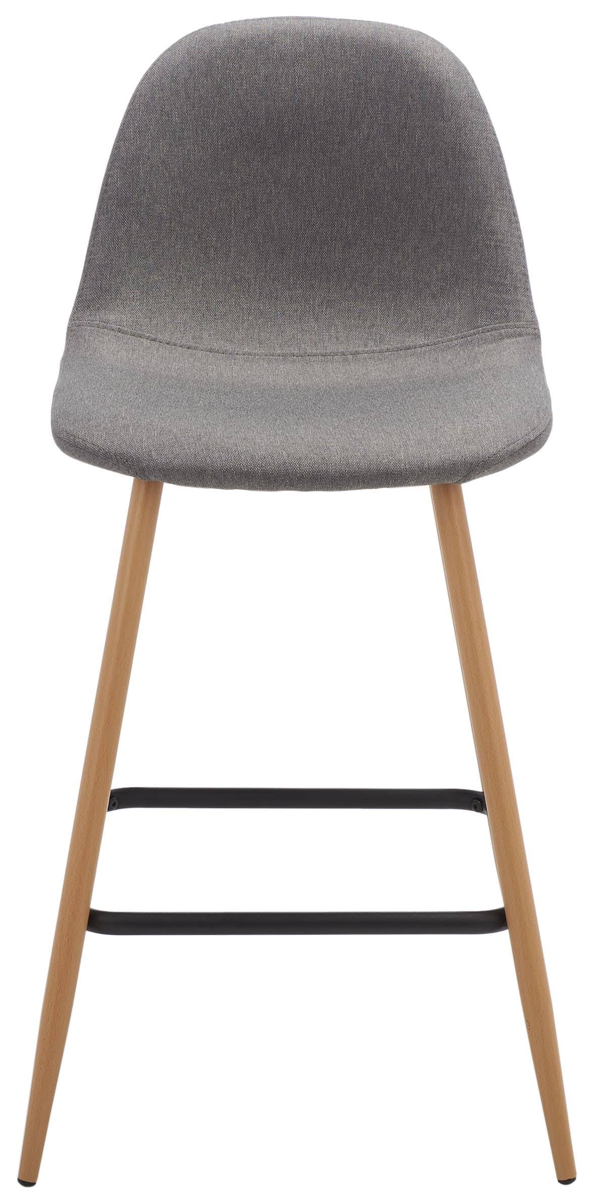 Dark Grey & Natural Counter Stool S753457