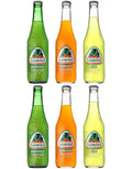 12.5 Oz Glass Bottle Variety Pack of 6 Soft Soda Drink I287103