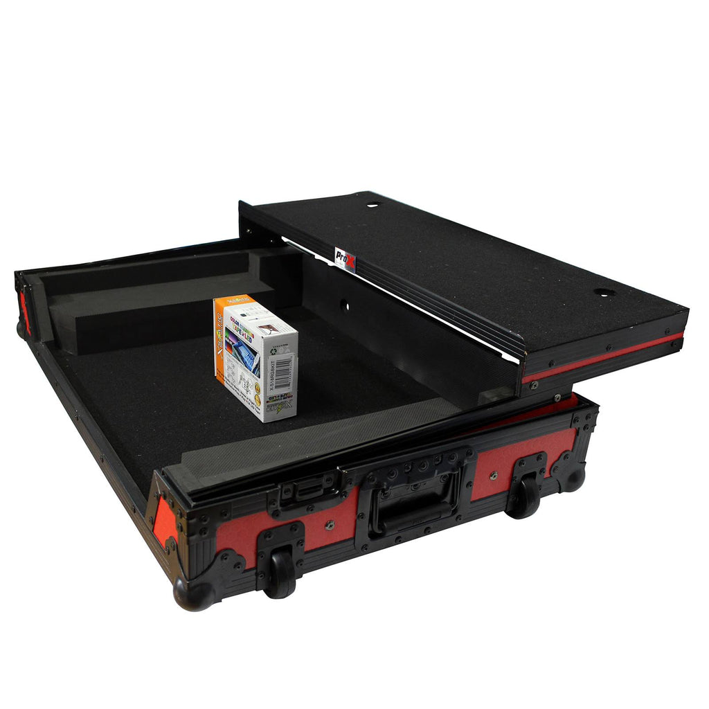 Red on Black Case with Shelf X88652