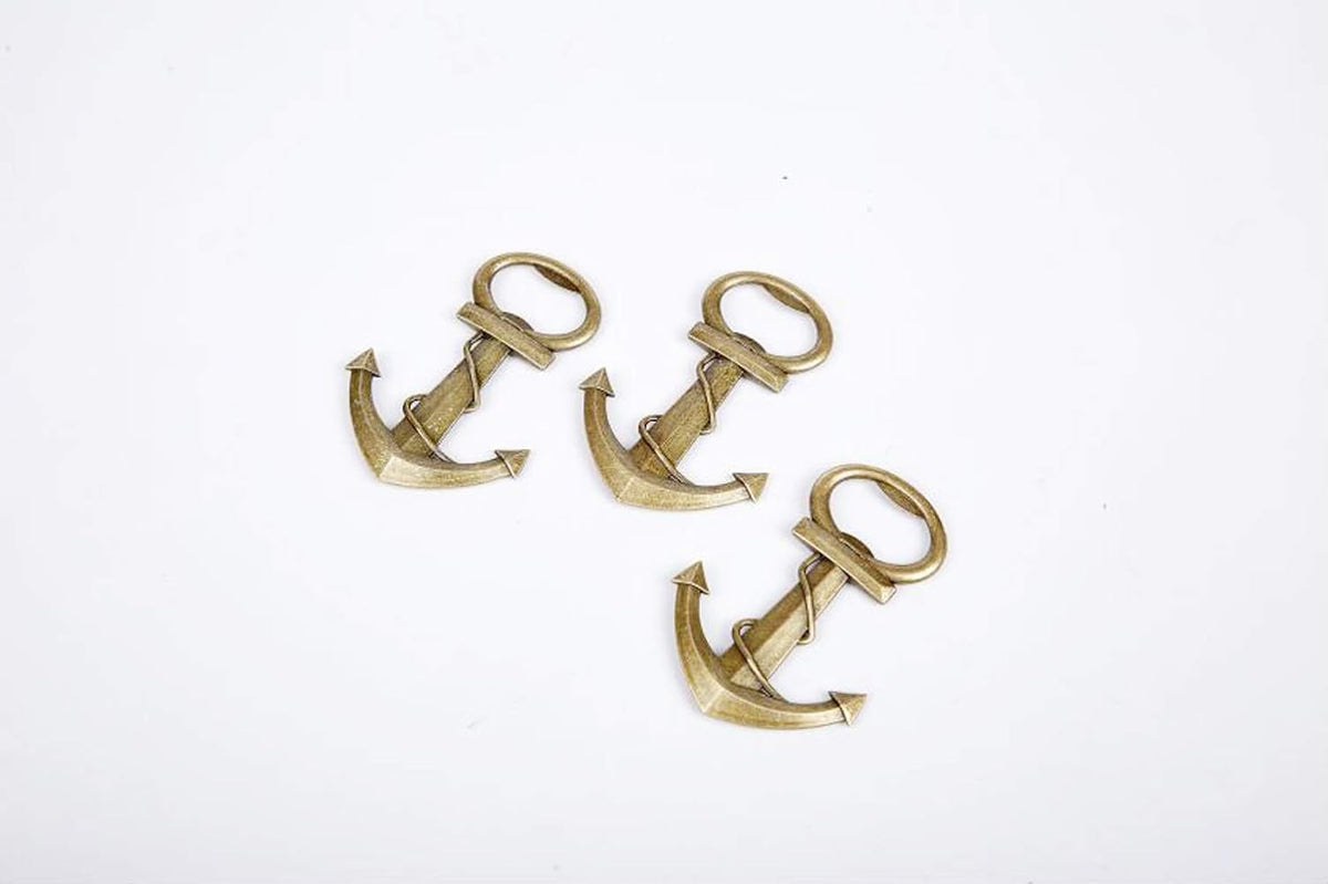 30PCS Bronze Anchor Bottle Opener with Sheer Bags H963