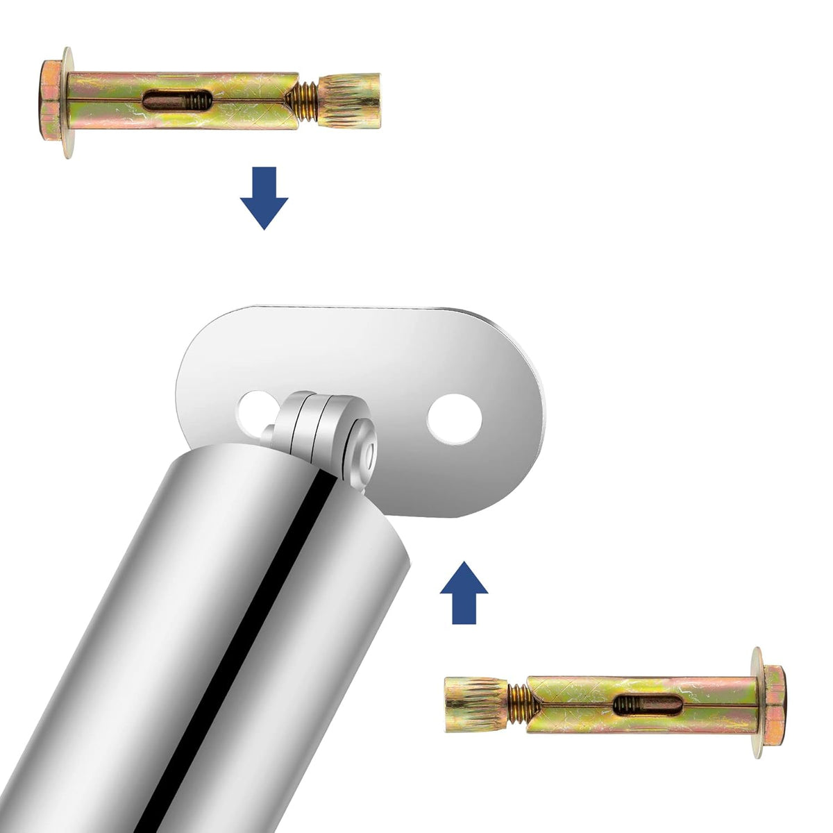 Brushed Stainless Steel Handrail H4873