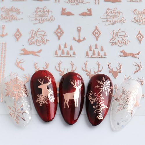 All Holiday Nail Art Stickers Self-Adhesive V5692