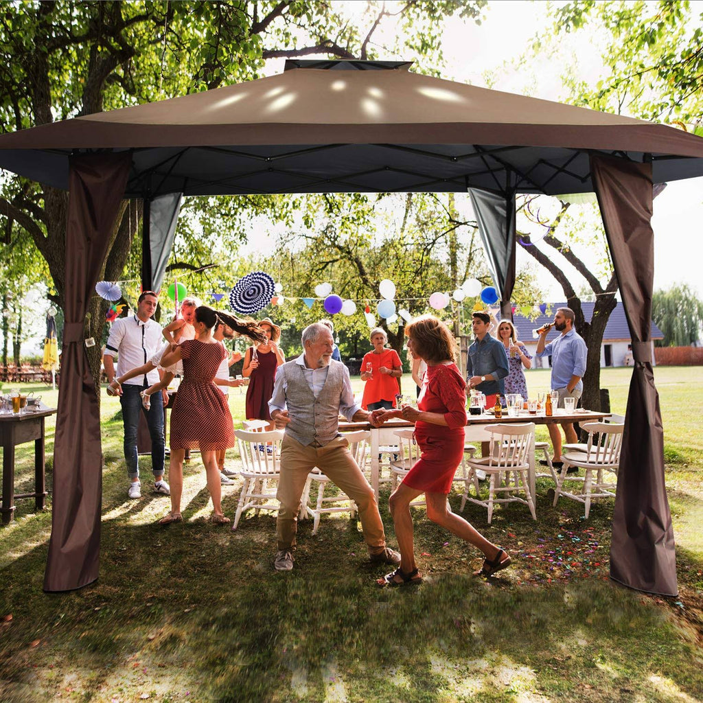 13 x 13 Straight Leg Pop-Up Canopy Gazebo G64011