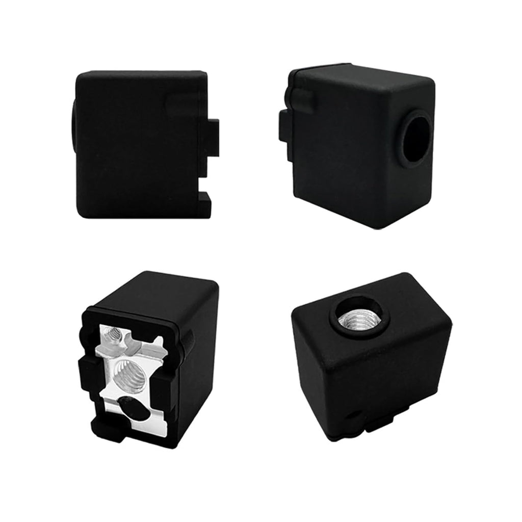 5PCS 0.4mm Brass Nozzles and 5PCS Silicone Socks for 3D Printer Y7004