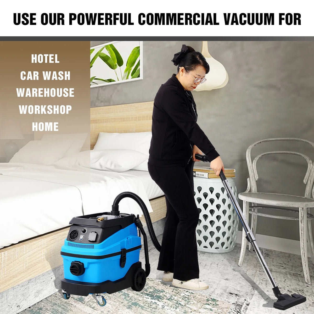 8 Gallon 3 in 1 Wet Dry Shop Vacuum Cleaner Q228