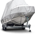 600 Denier Waterproof Boat Cover Gray 22'-24' Long A9364