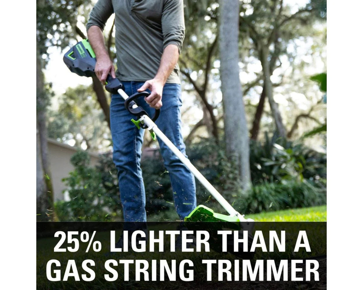 60V Cordless Battery String Trimmer with Battery & Charger J203526