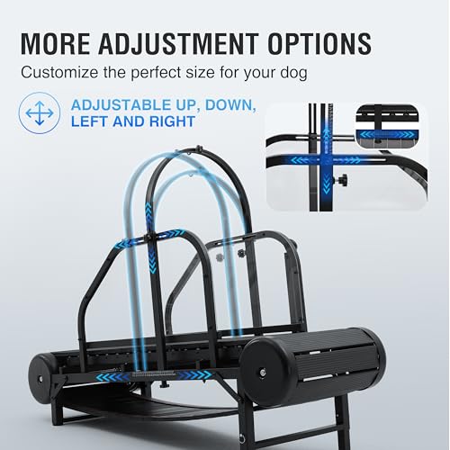 Adjustable Ramp Canine Running Slatmill Machine with Pedometer C174