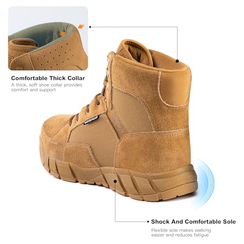 6 Inches Waterproof Hiking Work Boots R2695