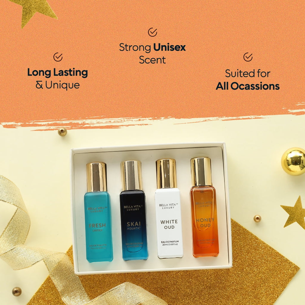 Unisex Luxury Perfume Gift Set 4x20 ML Eau De Parfum B626279