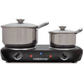 Black Double Burner Electric Cooktop S95661