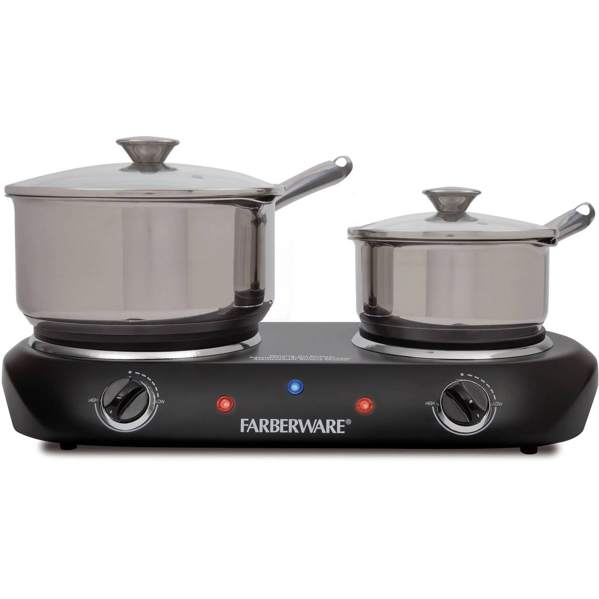 Black Double Burner Electric Cooktop S95661