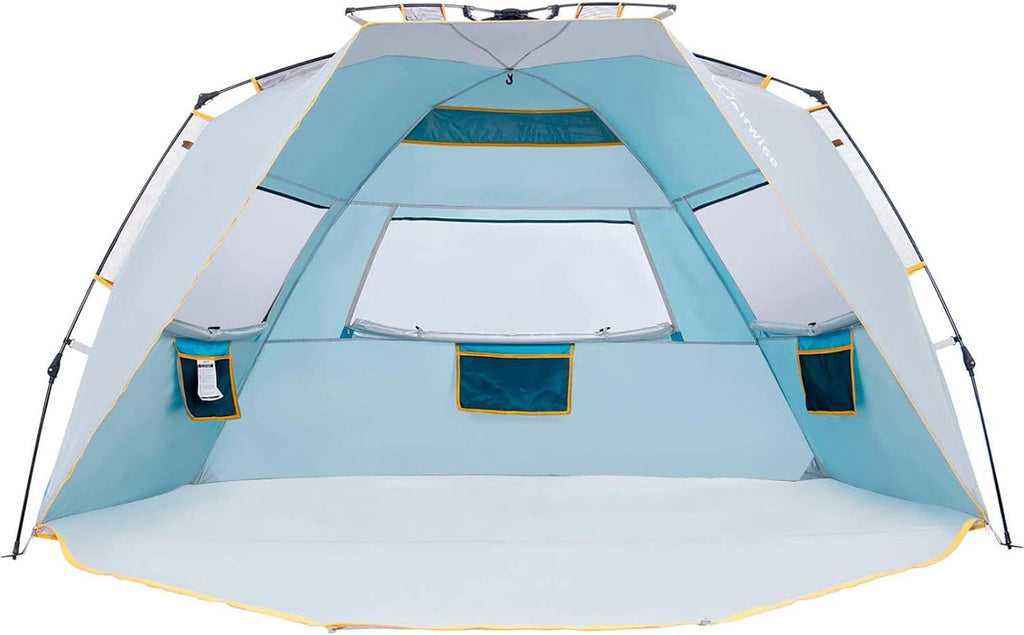 4 Person Instant Beach Tent UPF 50+ Sun Shelter P466916
