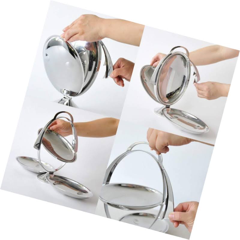 Silver Folding Cake Stand V9562