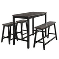 4 Piece Counter Height Solid Wood Dining Set R4012