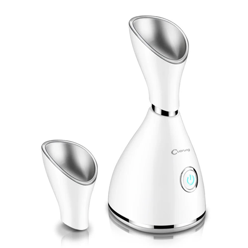 White Touch Switch Warm Cold Mist Facial Steamer Z86388