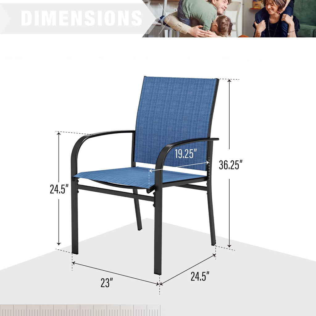 6-Piece Outdoor Patio Dining Set with 9 ft Umbrella A345