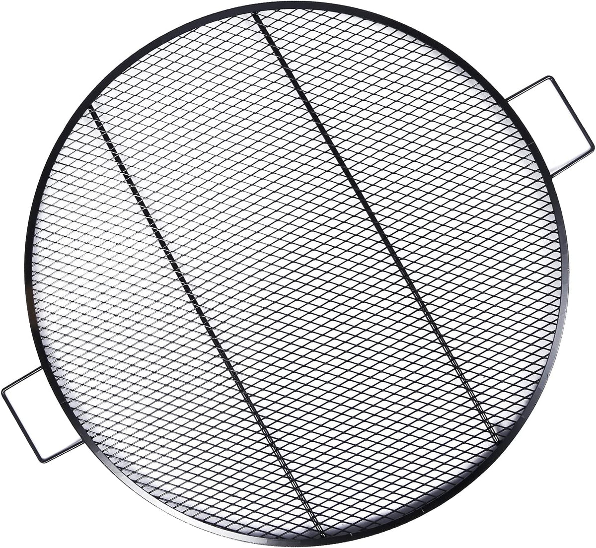 Black 30 Inch Round Campfire Cooking Grill V415680