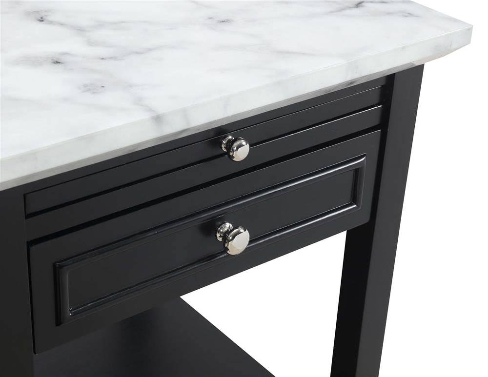 White End Table with Drawer G39865