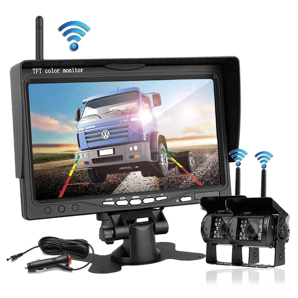7" Wireless Backup Camera System with Monitor C668