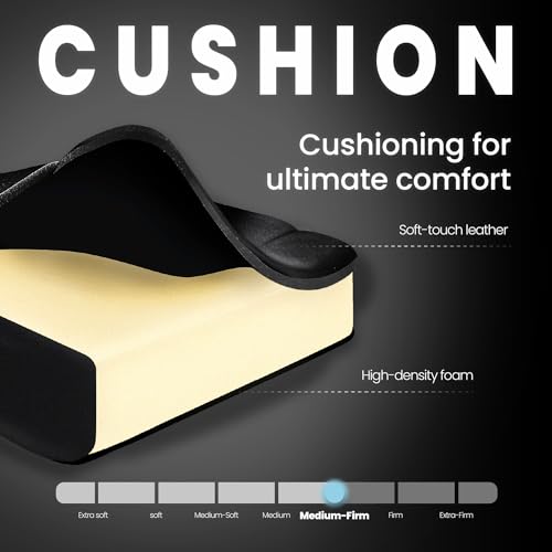 Black Ergonomic High Back Gaming Chair with Footrest G9018