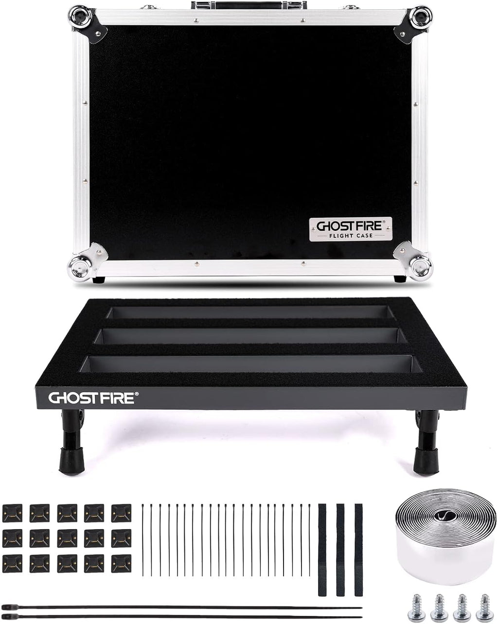 Aluminum Alloy Guitar Pedal Board with Carry Case O201