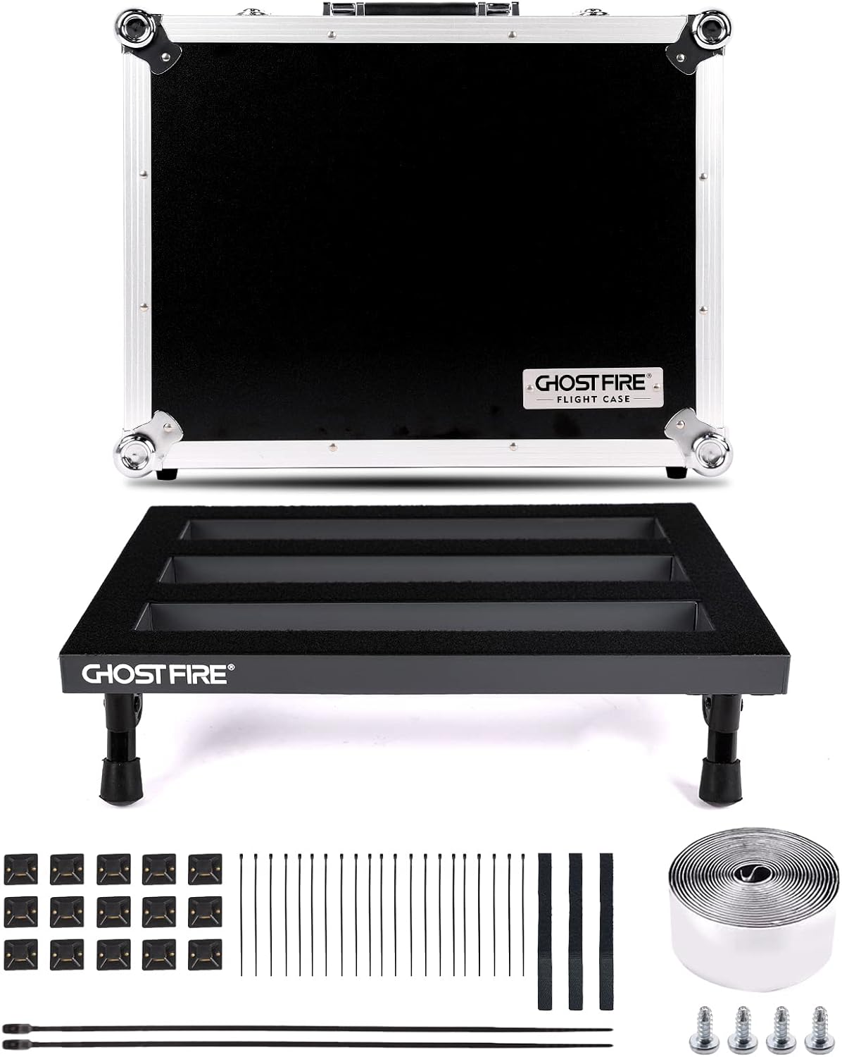 Aluminum Alloy Guitar Pedal Board with Carry Case O201