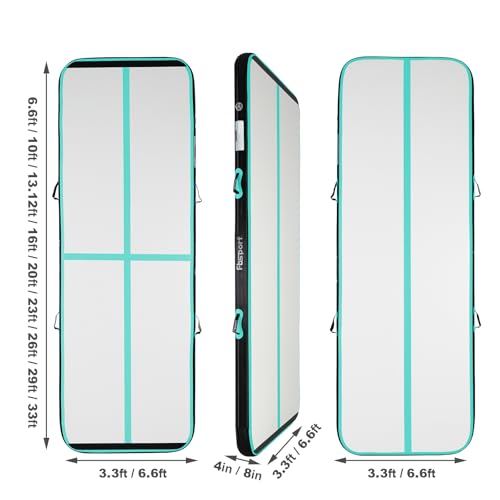 Inflatable Air Gymnastics Mat 4/8 inches Thickness with Pump B965421