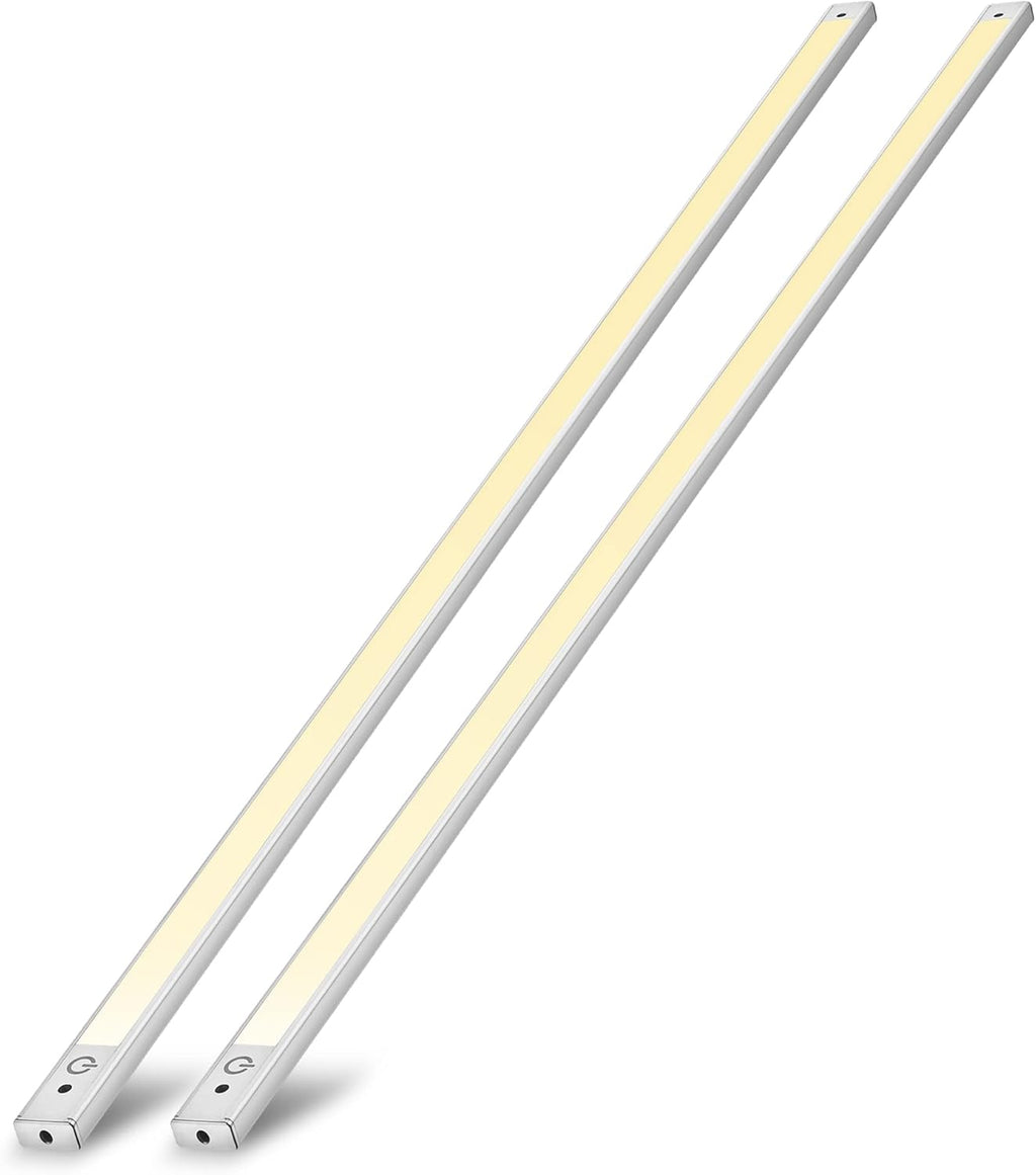 2-Pack 48” Under Cabinet LED Lighting 4000K with 12V Adapter and Sensor Switch U55382