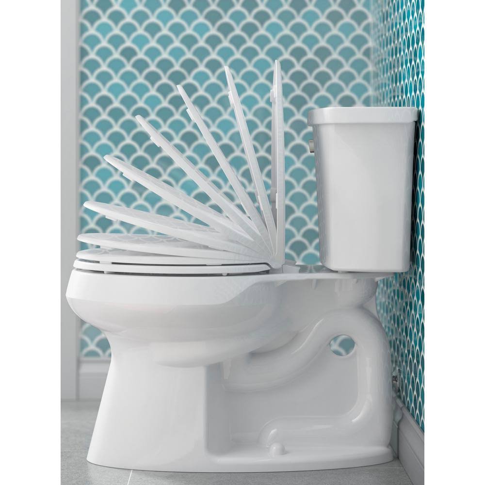 2-Piece 1.28 GPF Single Flush Elongated Toilet in White Y515842
