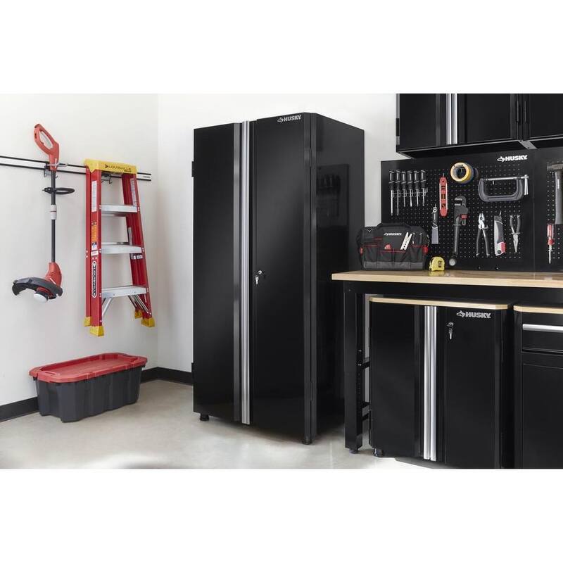 24-Gauge Steel Garage Gear Cabinet in Black Y384791