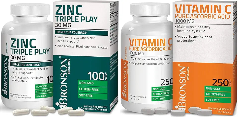Vitamin C 1000 mg Zinc 30 mg Supplement Y375217