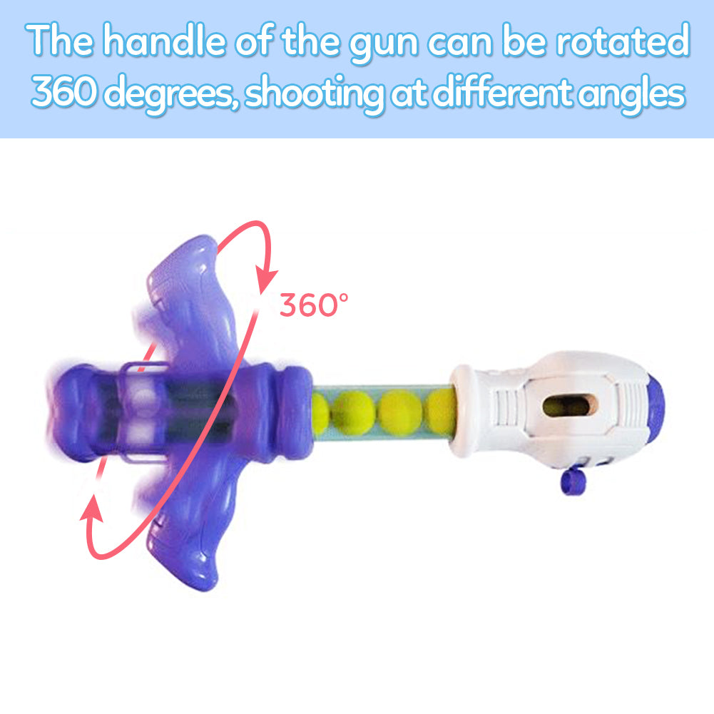 3 Packs Foam Ball Air Toy Guns with Shooting Target, 48 Foam Balls H379852