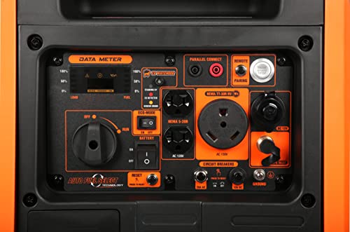 6800-Watt Dual Fuel Electric Start Portable Inverter Generator E80175