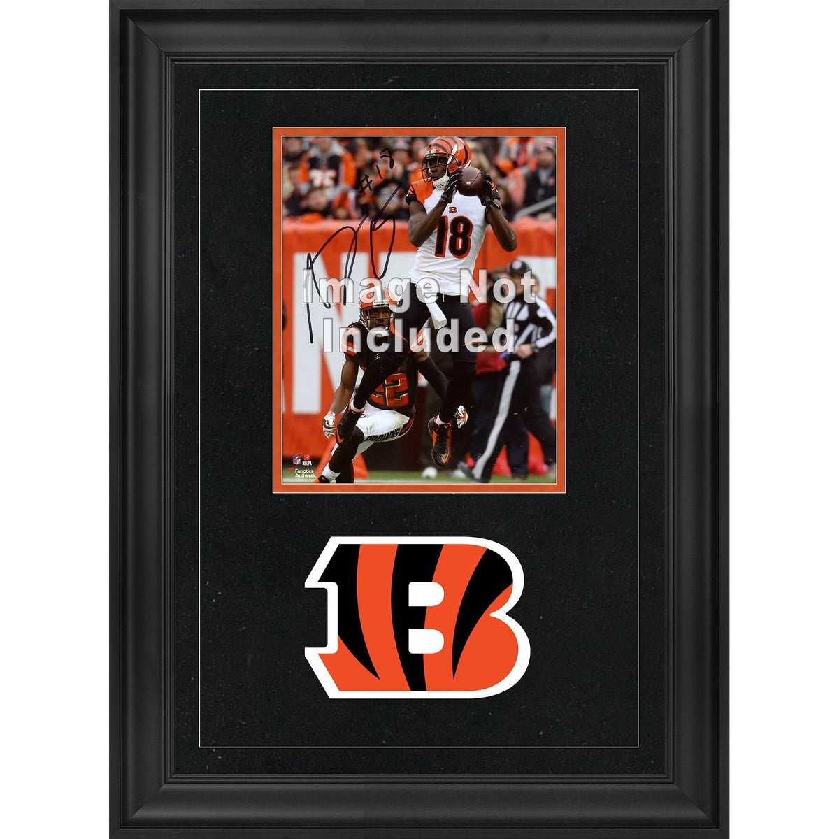 Deluxe Vertical Photograph Frame with Team Logo O157