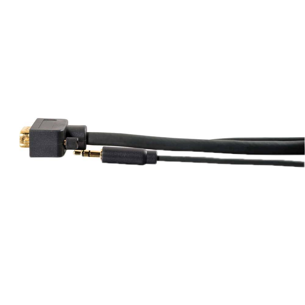 50ft HD15 Monitor Cable with 3.5mm Stereo Audio I495301