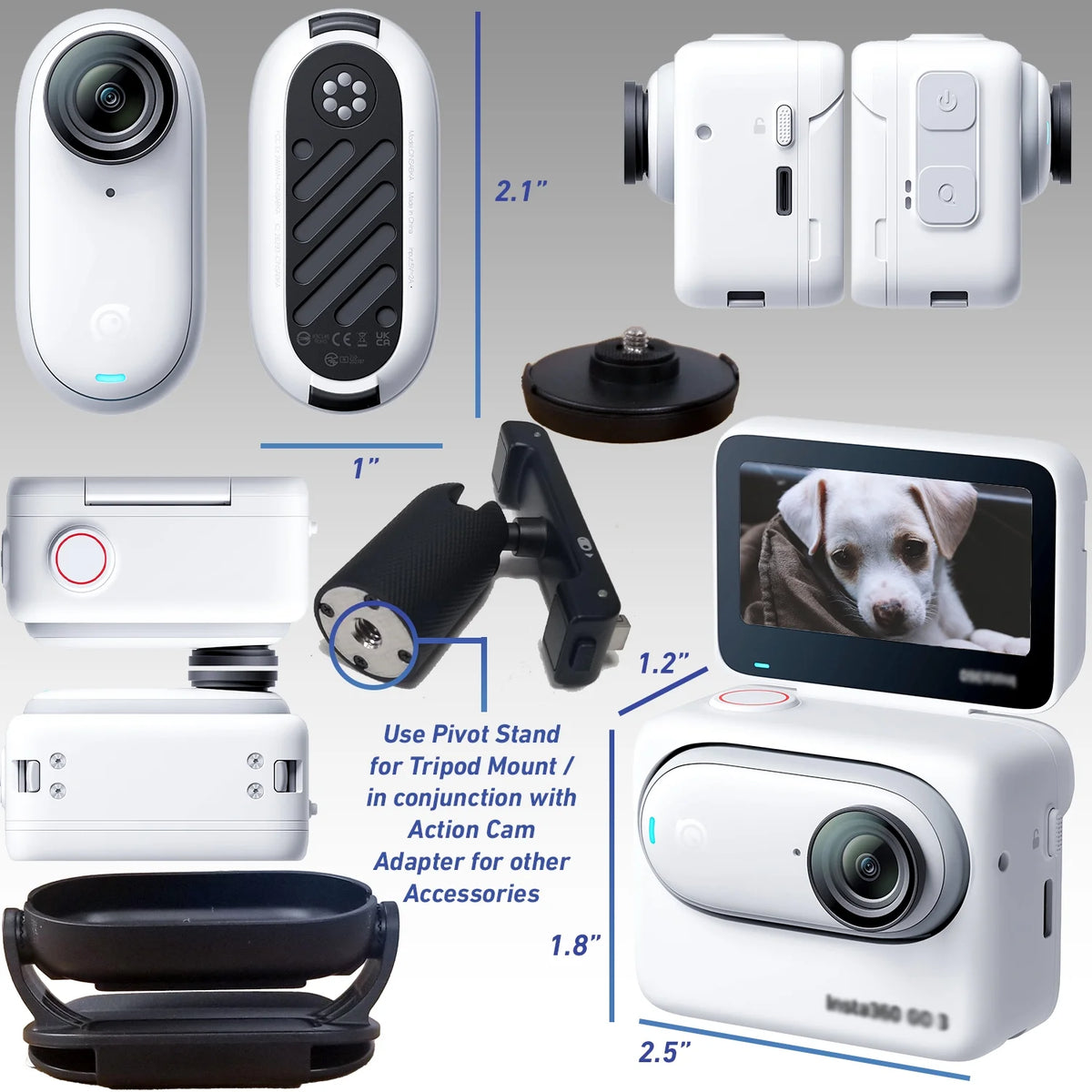 Insta360 GO 3 Action Camera Bundle (32GB) W821441