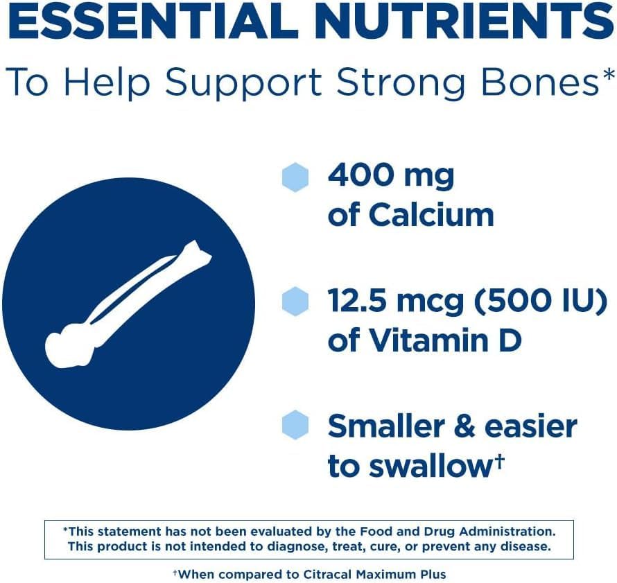 200 Caplets Calcium Citrate with Vitamin D3 (Pack of 3) H141514