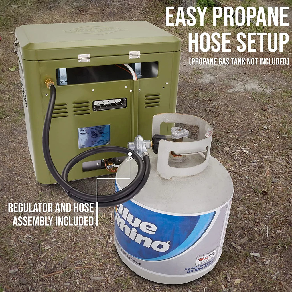 2 Burner Portable Propane Camping Stove with Carry Bag H60765