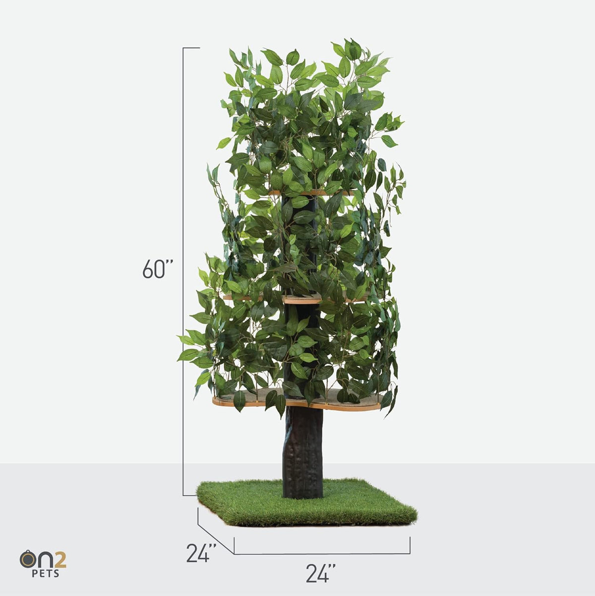 Cat Tree with Leaves X4966