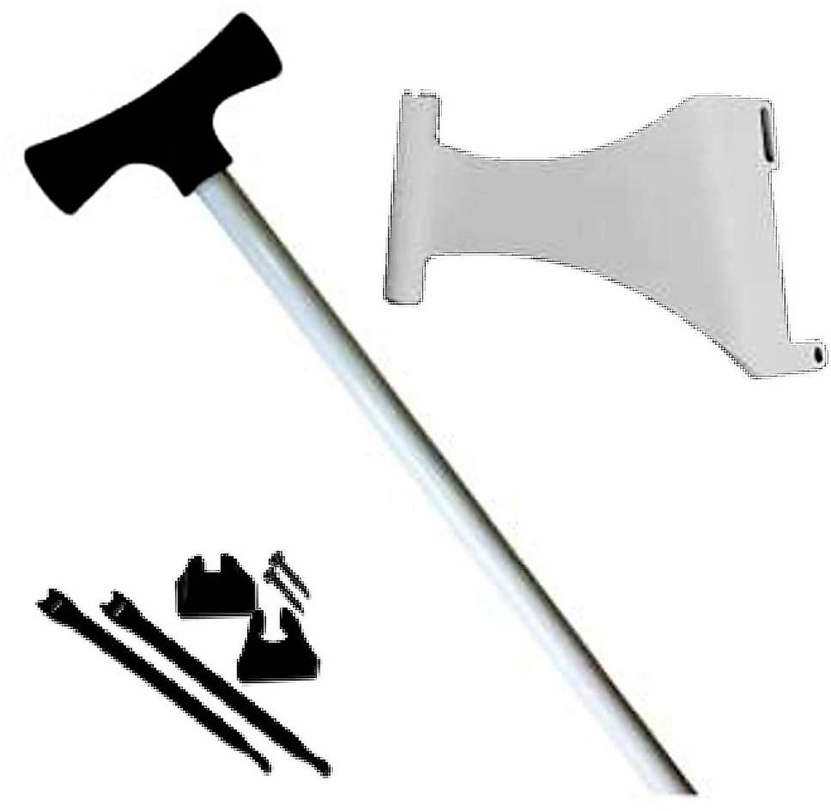 White Left/Port Side Motor Mount System with 7' White Pin C842