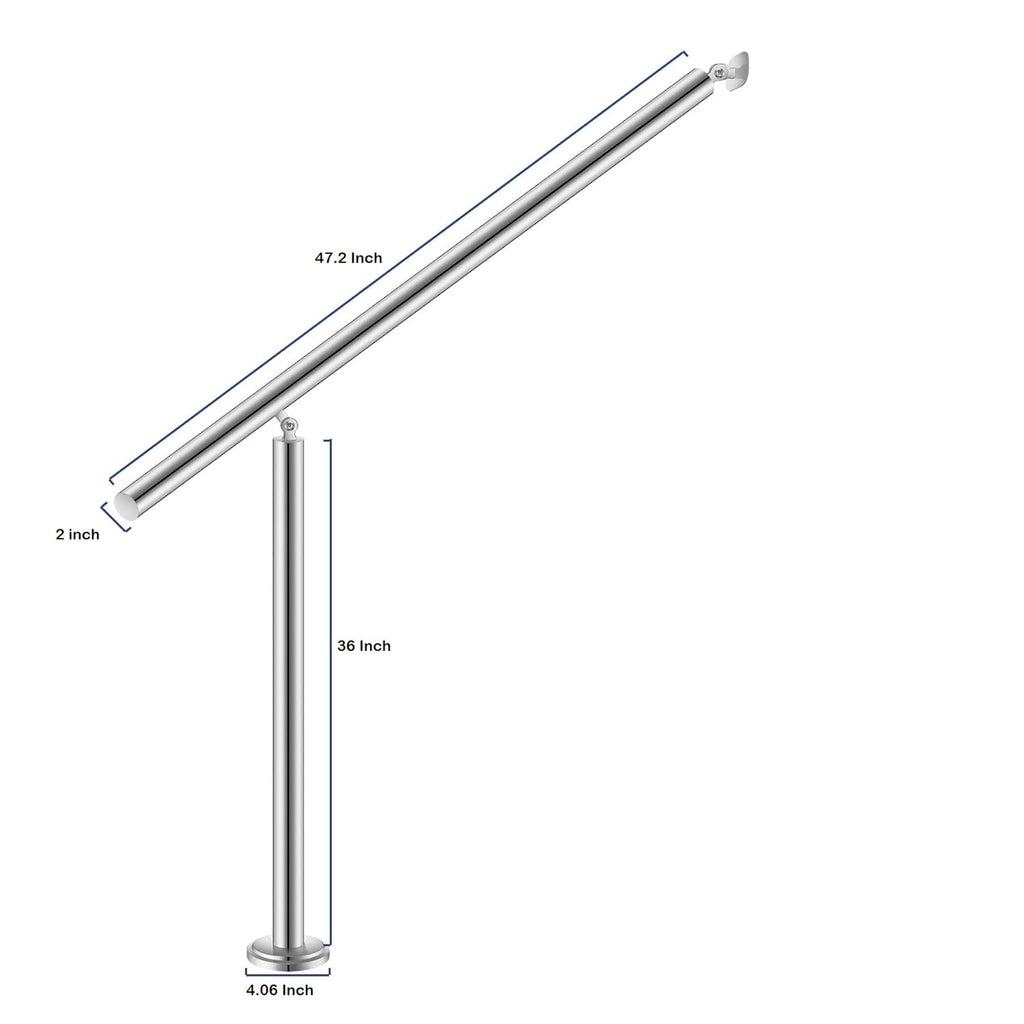 Brushed Stainless Steel Handrail H4873