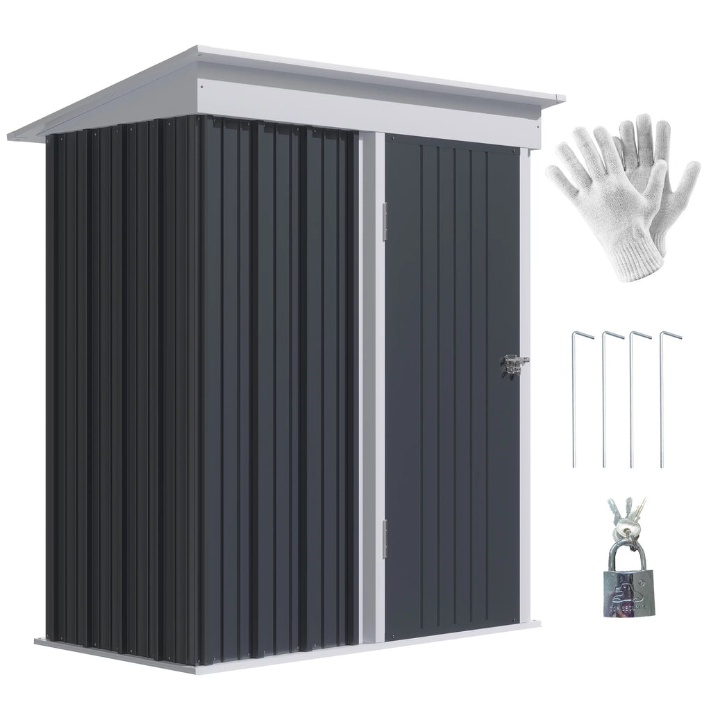 Garden Storage Shed Steel Tool House P878307
