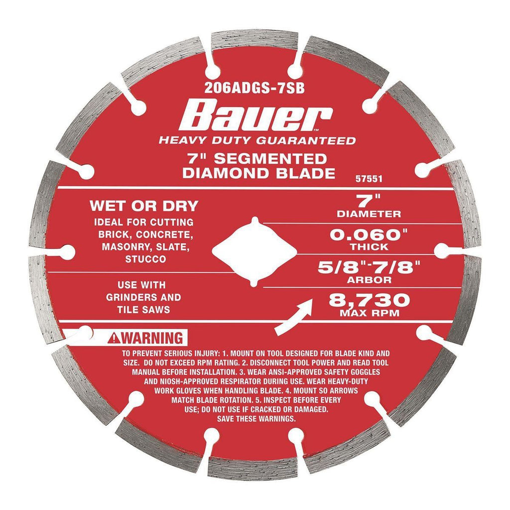 7 in. Segmented Diamond Blade Y22906